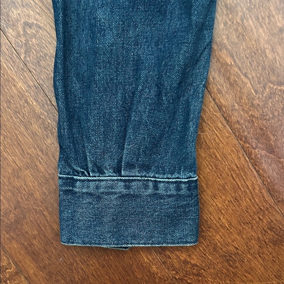 Unpublished Anthropologie Morgan Military Utility Denim Jean Jacket, Size S - Picture 7 of 14